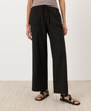 Pact Organic Cotton Stretch Poplin Wide Leg Pant