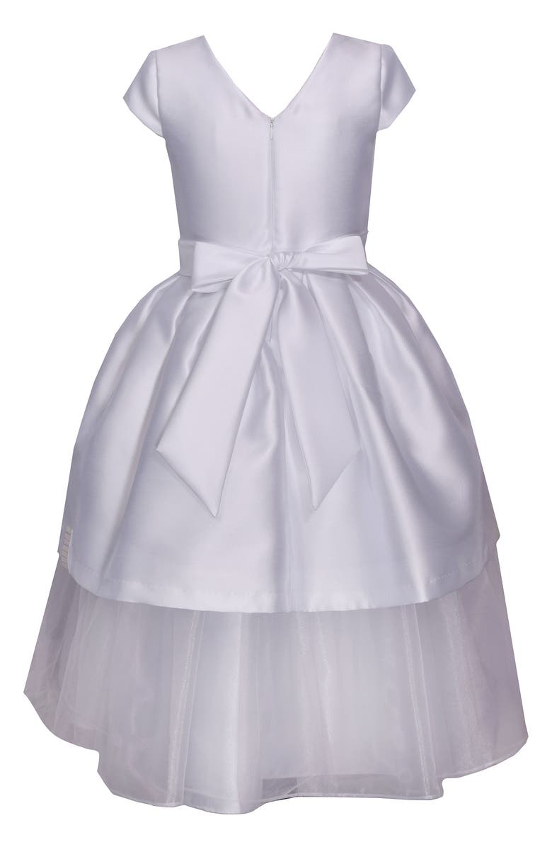 Iris & Ivy Kids' Cap Sleeve First Communion Dress, Alternate, color, 