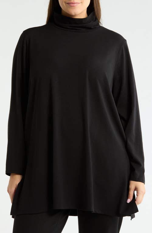 Eileen Fisher Turtleneck Tunic In Black