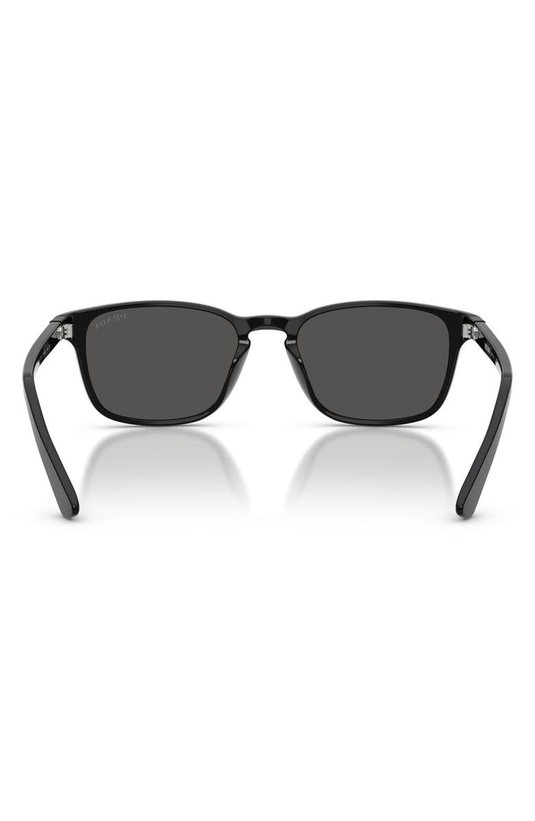 Prada 52mm Pillow Sunglasses, Alternate, color, Black / Dark Grey