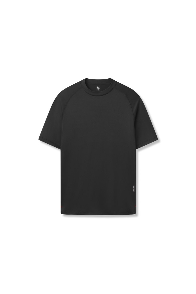 AeroSilver Fitted Tee, Alternate, color, Black