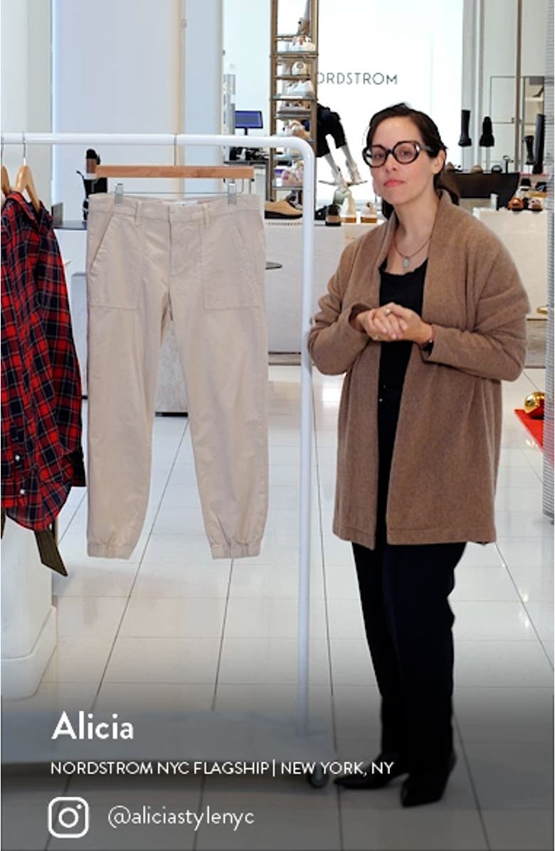 Foxrock The Italian Stretch Cotton Utility Joggers, sales video thumbnail