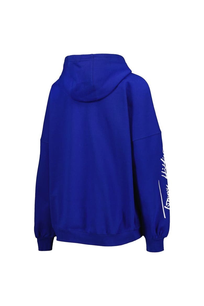 Women's Tommy Hilfiger Royal Indianapolis Colts Becca Drop Shoulder Pullover Hoodie, Alternate, color, Royal