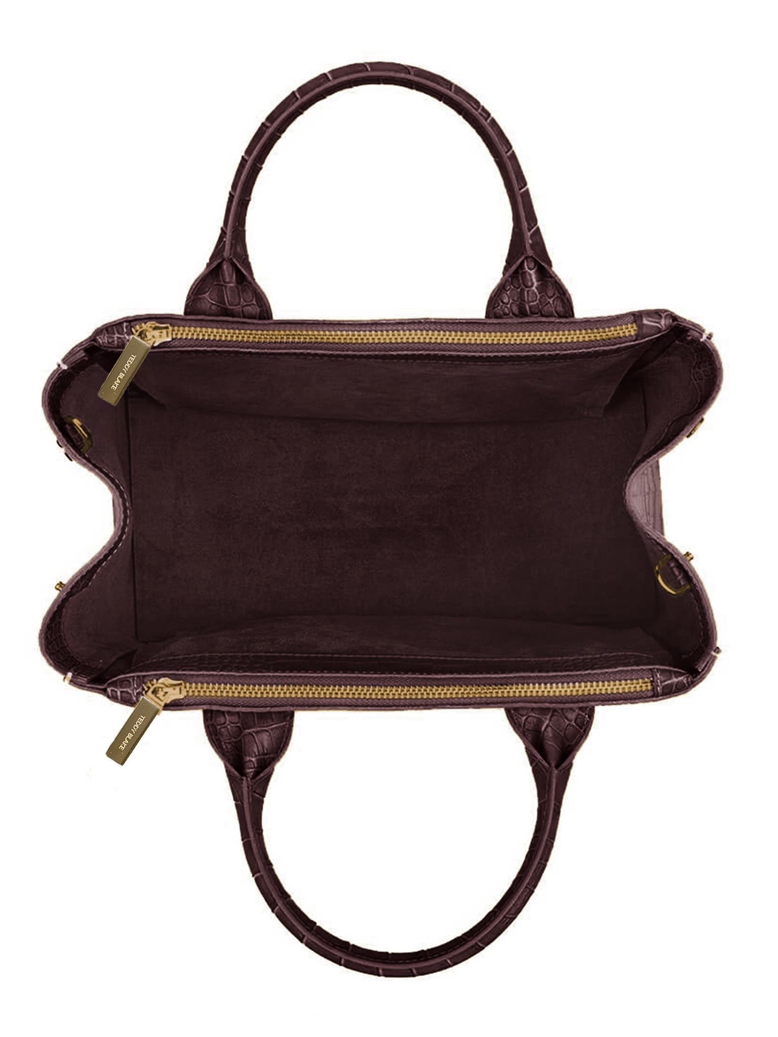 Teddy Blake Bella Croco 12", Alternate, color, Dark Brown