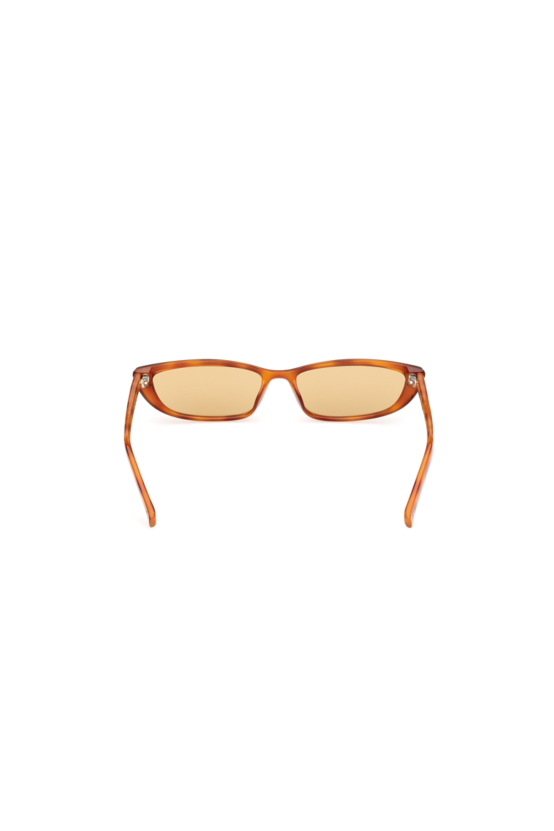 Slim Rectangular Acetate Sunglasses, Alternate, color, Blonde Havana / Brown