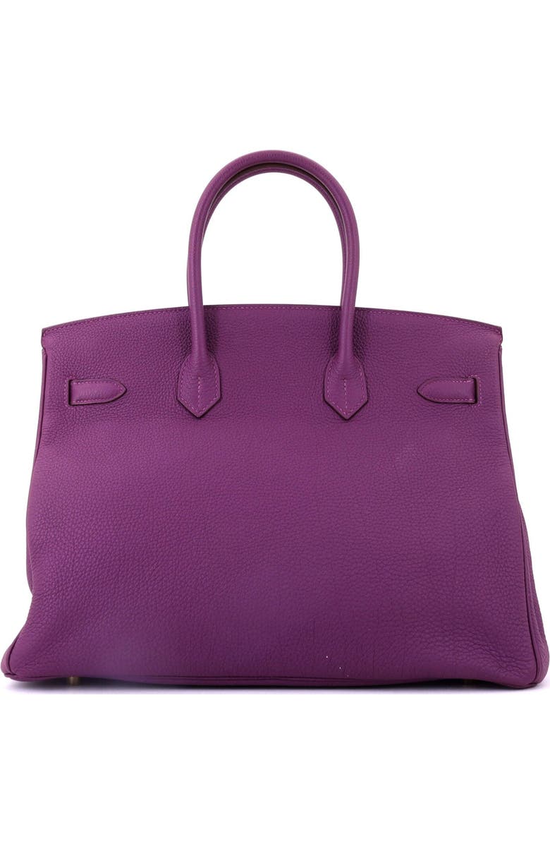 Pre-Owned Hermes Birkin Handbag Purple Togo with Gold Hardware 35, Alternate, color, Anemone