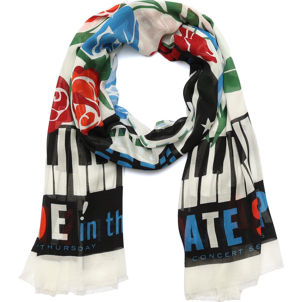 Kate Spade New York Central Park Jazz Night Oblong Scarf In Multi