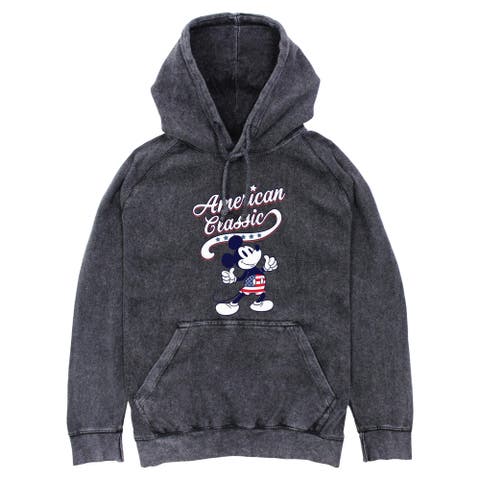 Men's Mickey & Friends Retro American Classic  Pull Over Hoodie
