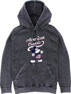 Mickey & Friends Men's Mickey & Friends Retro American Classic Pull Over Hoodie