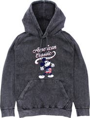 Mickey & Friends Men's Mickey & Friends Retro American Classic Pull Over Hoodie