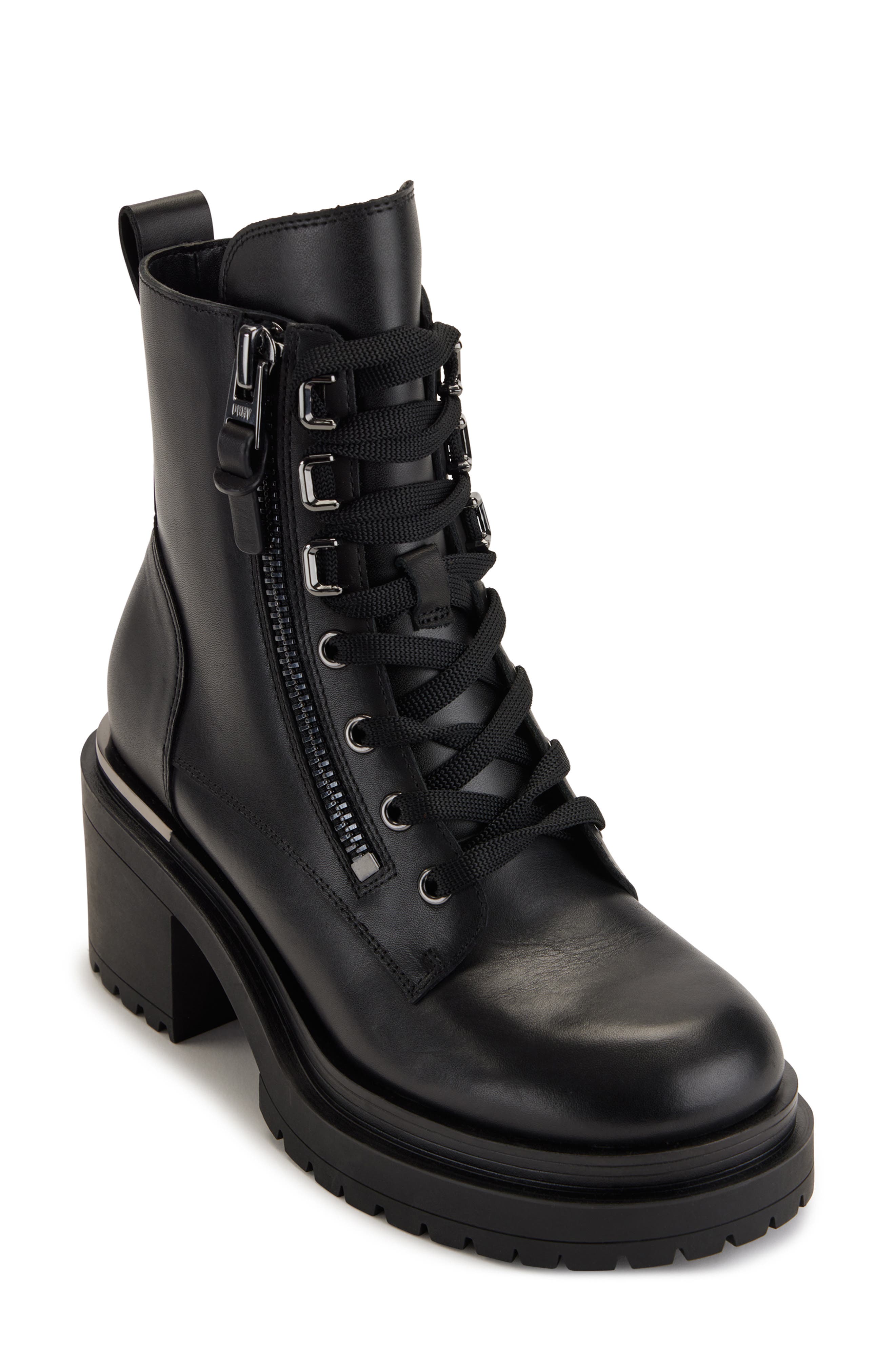 DKNY Phillipa Platform Combat Boot