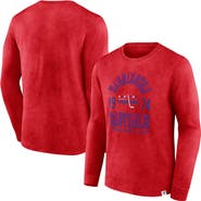 FANATICS Men's Fanatics Branded Heather Red Washington Capitals Keep The Zone Long Sleeve T-Shirt