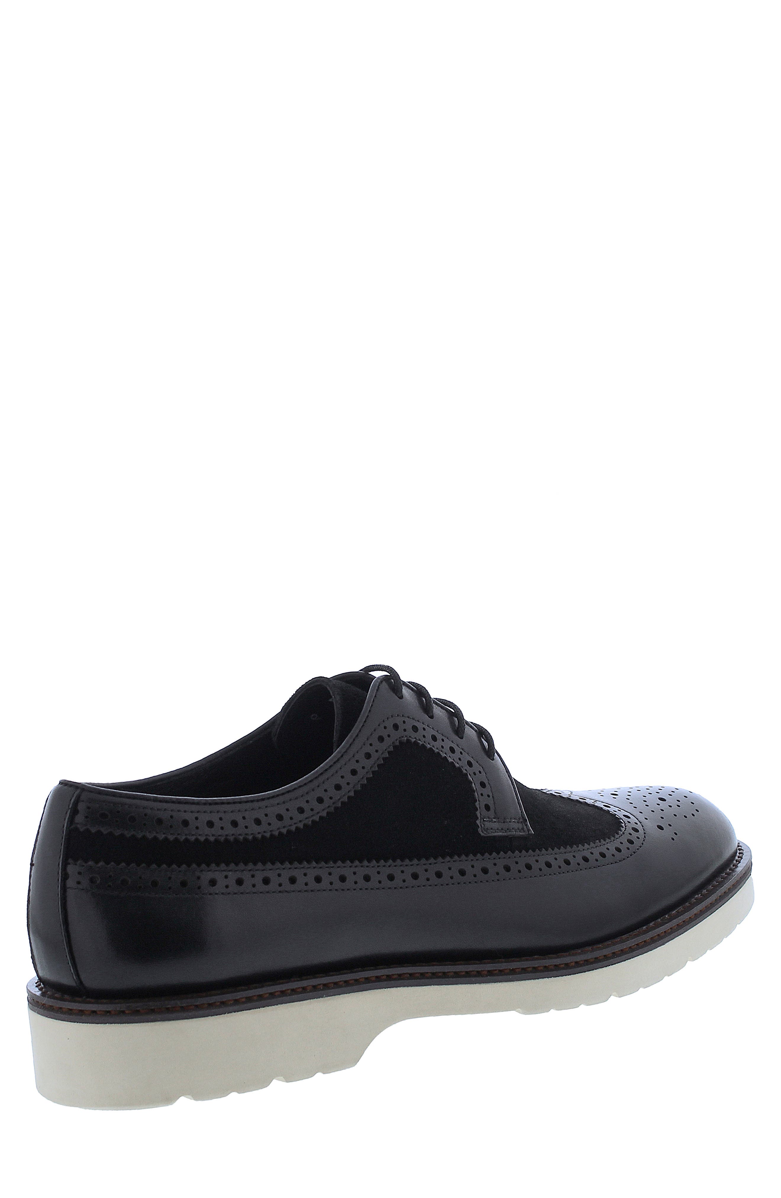 Penny Lane Compton Wingtip Derby, Alternate, color, Black