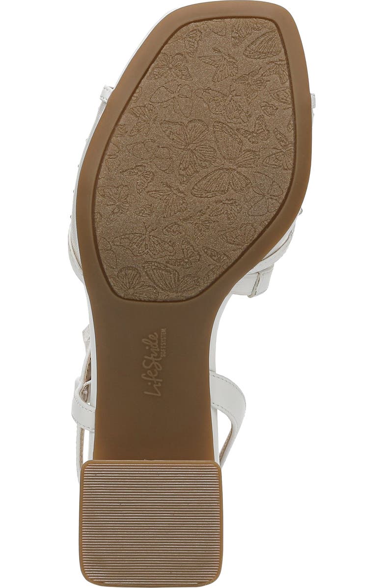 LifeStride Cheyenne Slingback Sandal, Alternate, color, White