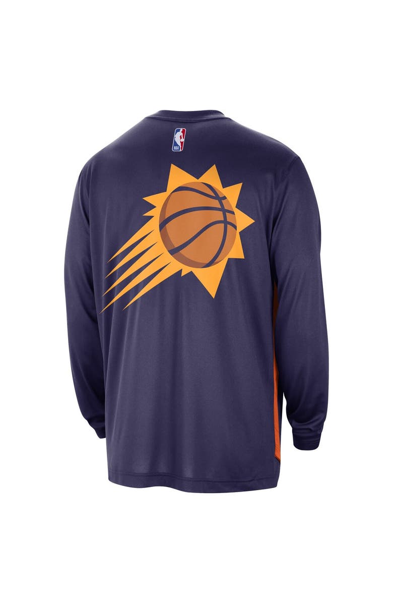 Nike Men's Nike Purple Phoenix Suns 2023/24 City Edition Authentic Pregame Performance Long Sleeve Shooting T-Shirt, Alternate, color, 
