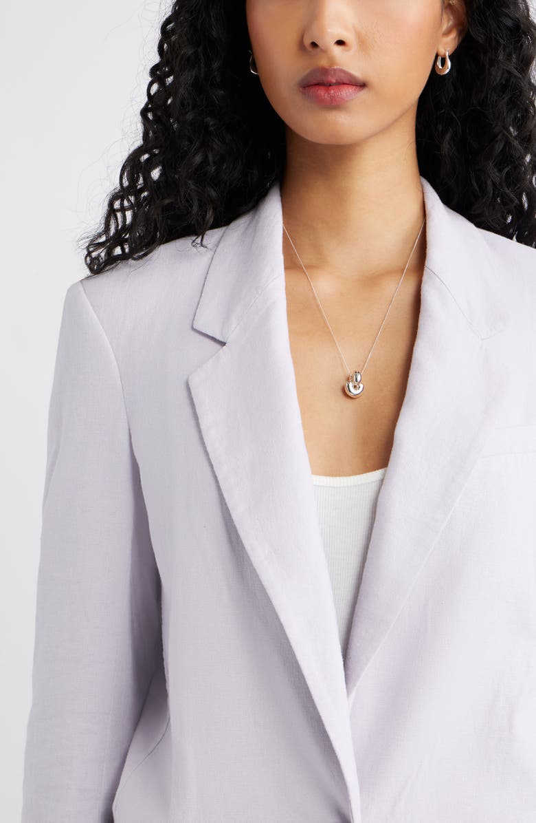 Open Edit Everyday Blazer, Alternate, color, Purple Evening