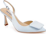 Badgley Mischka Collection Graciella Slingback Half d'Orsay Pointed Toe Pump