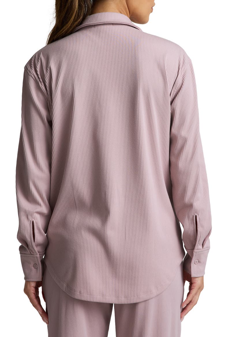Breathe Easy Corduroy Button-Up Shirt, Alternate, color, PALE PINK