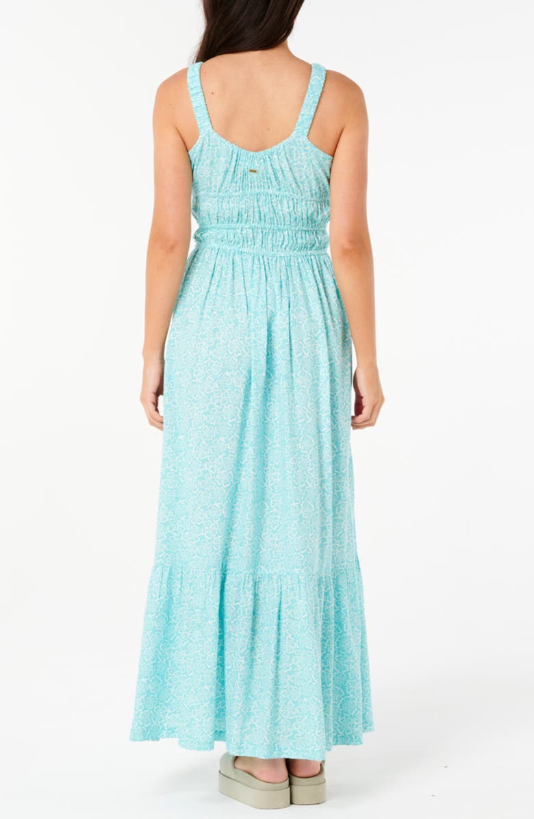 Rip Curl Neon Isles Tiered Maxi Dress, Alternate, color, Blue