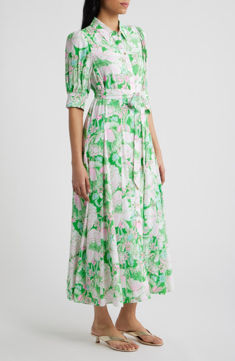 Lilly Pulitzer<sup>®</sup> Larkyn Midi Shirtdress, Alternate, color,