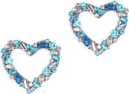 Deepa Gurnani Missy Heart Earrings