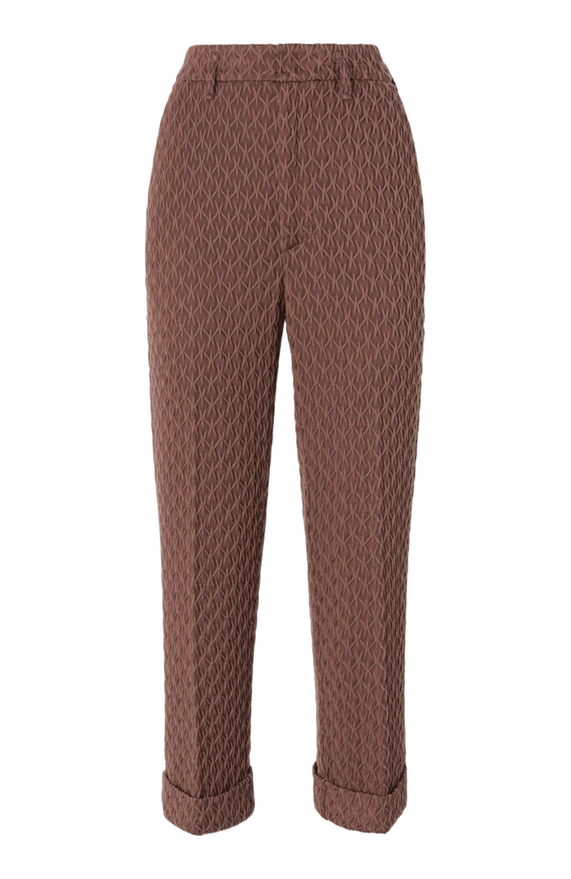 Tapered Pants In Embroidered Lace - image 2