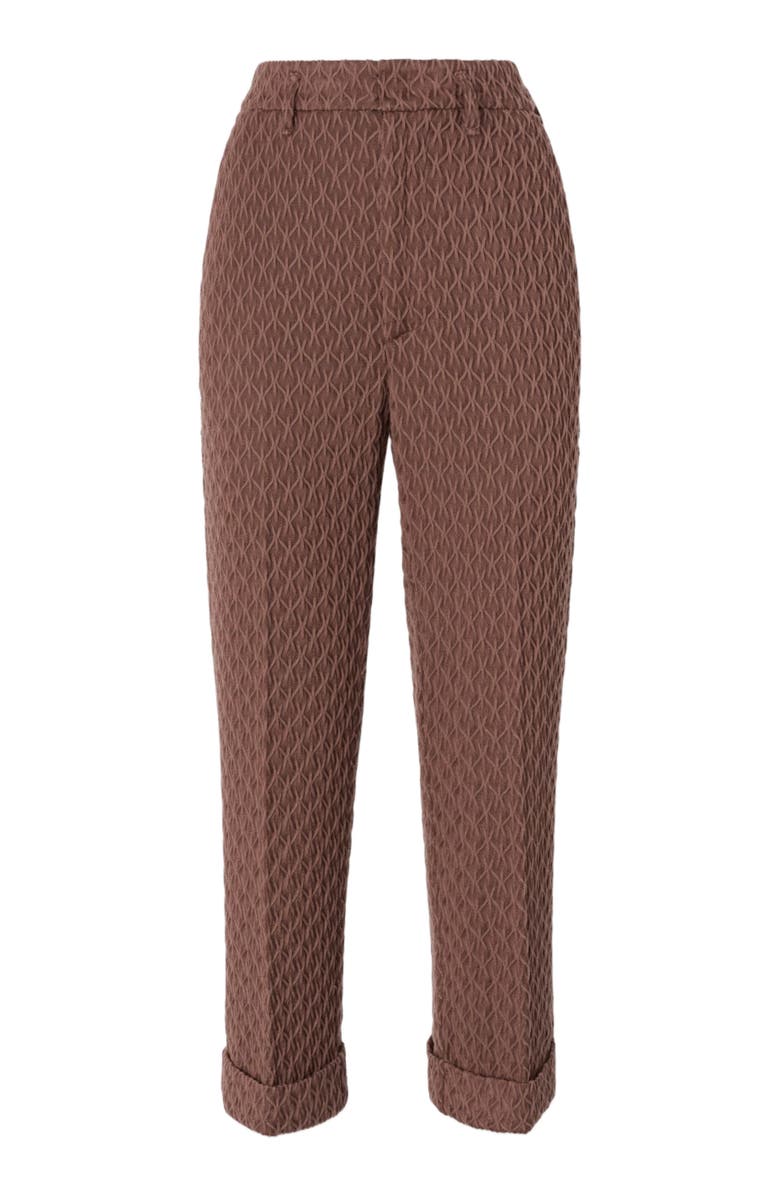 Missoni Tapered Pants In Embroidered Lace, Alternate, color, Beige