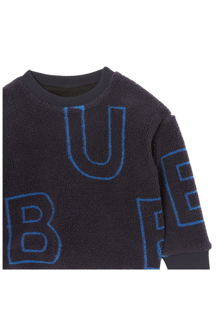 Kids' Edgar Logo Fleece Sweatshirt, Alternate, color, NAVY BLACK IP PAT