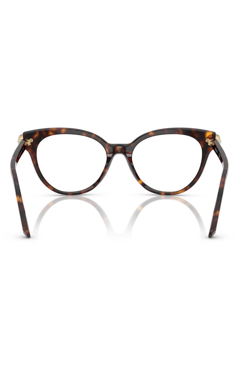 Swarovski 53mm Phantos Optical Glasses, Alternate, color, Havana/ Demo Lens