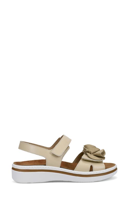 Ron White Frances Slingback Platform Wedge Sandal In Dune