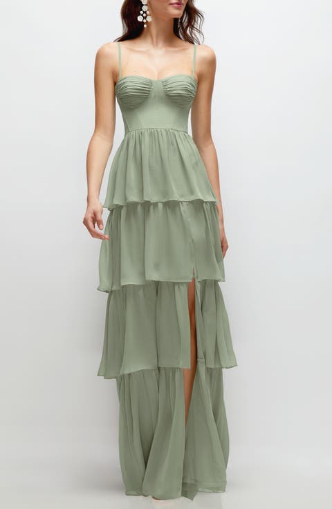 Bustier Evening Gown