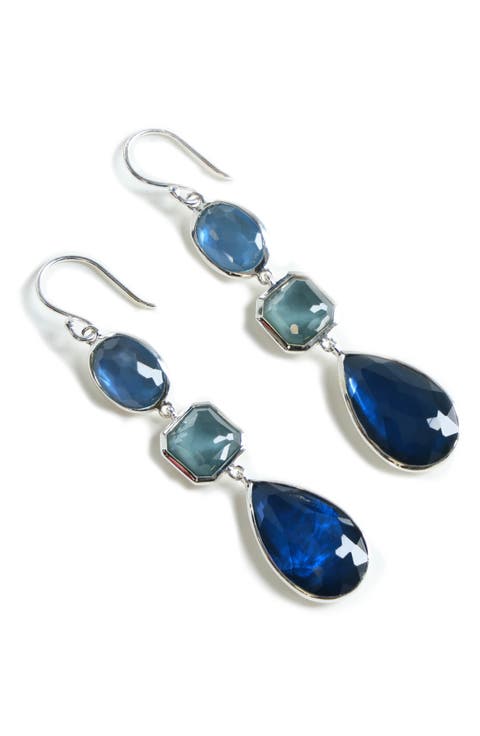 Wonderland 3-Stop Drop Earrings