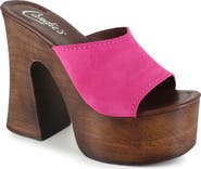 Candie's Mia Platform Slide Sandal