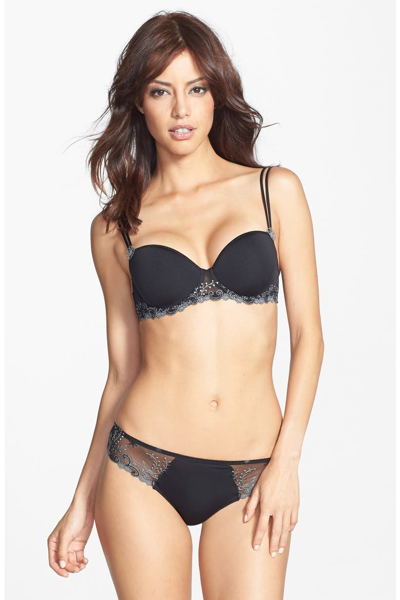 Delice 3D Molded Underwire Demi Bra, Alternate, color, MOONLIGHT