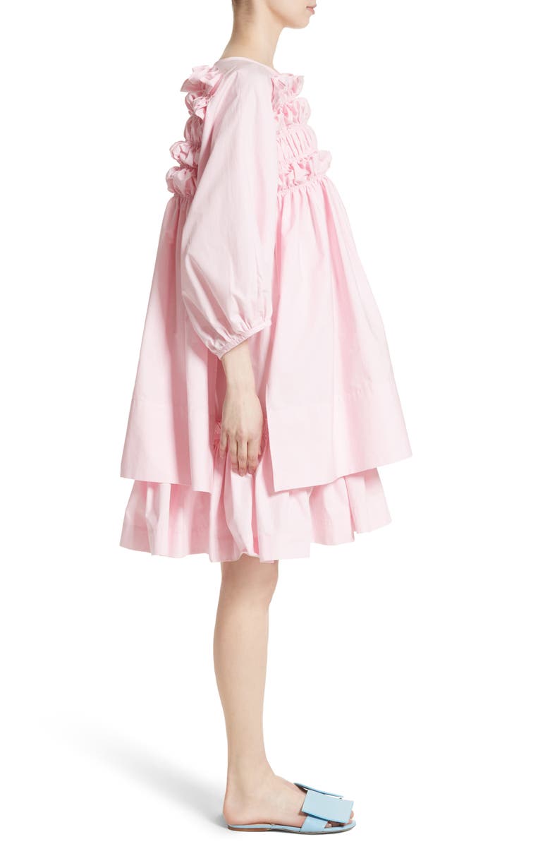 Molly Goddard Smocked Frill Dress, Alternate, color, 