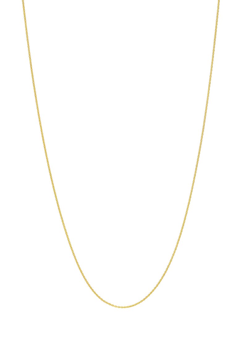 14K Gold Cable Chain Necklace, Main, color, YELLOW GOLD