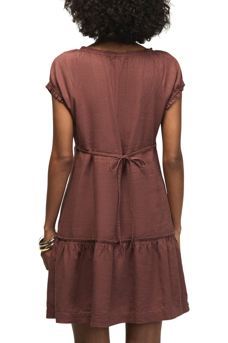 Market Short Sleeve Minidress, Alternate, color, MARRON