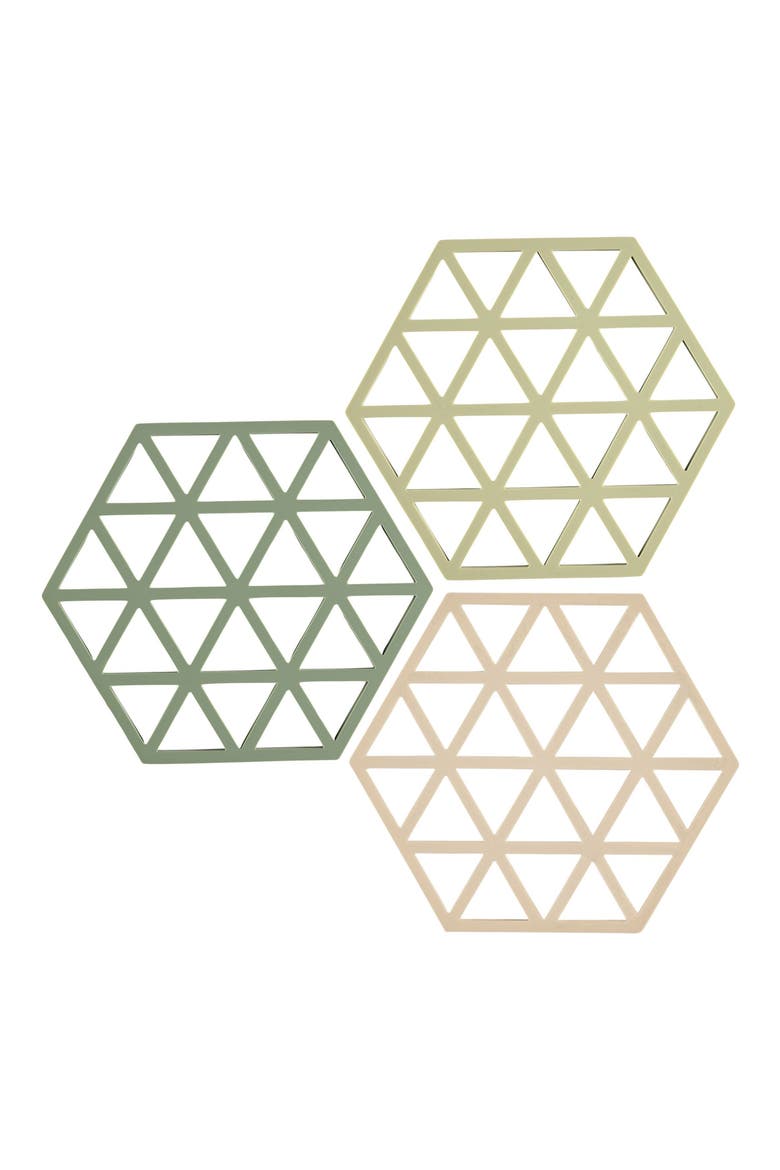 Triangle Trivets, Main, color, ROSEMARY/ MATCHA GREEN/ BIRCH