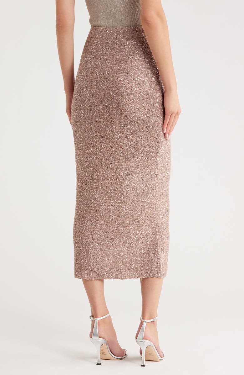 A.L.C. Dana Sequin Skirt, Alternate, color, Mauve/ Silver