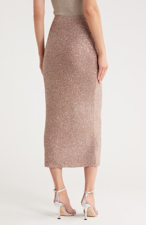 A.l.c Dana Sparkly Knit Skirt In Pink