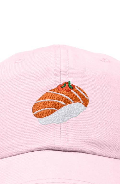 DALIX DALIX SALMON SUSHI EMBROIDERED DAD CAP 