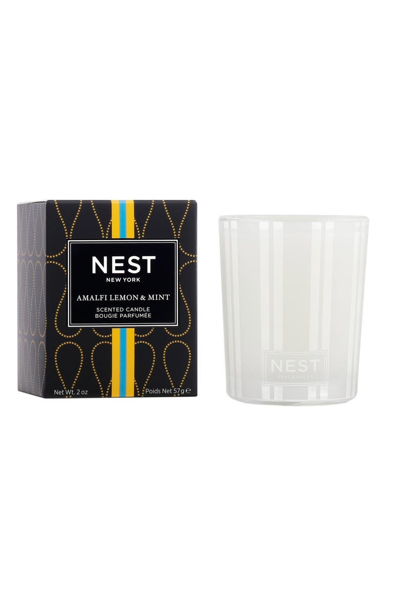 NEST New York Amalfi Lemon & Mint Scented Candle, Alternate, color, 