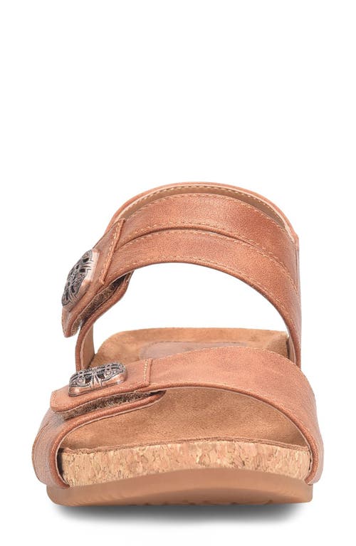Eurosoft Gallantin Wedge Sandal In Luggage
