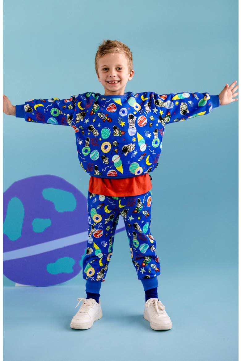 Kids' Cotton Pants, Alternate, color, ROCKET BLUE