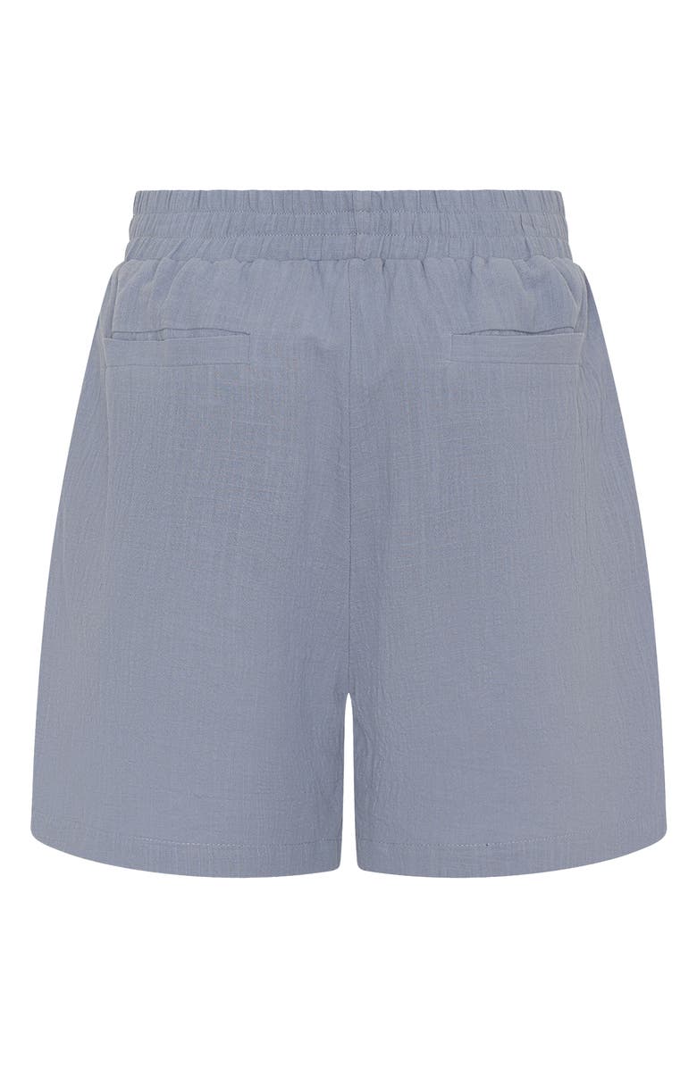 TINY TRIBE Kids' Cotton Cabana Shorts, Alternate, color, Grey