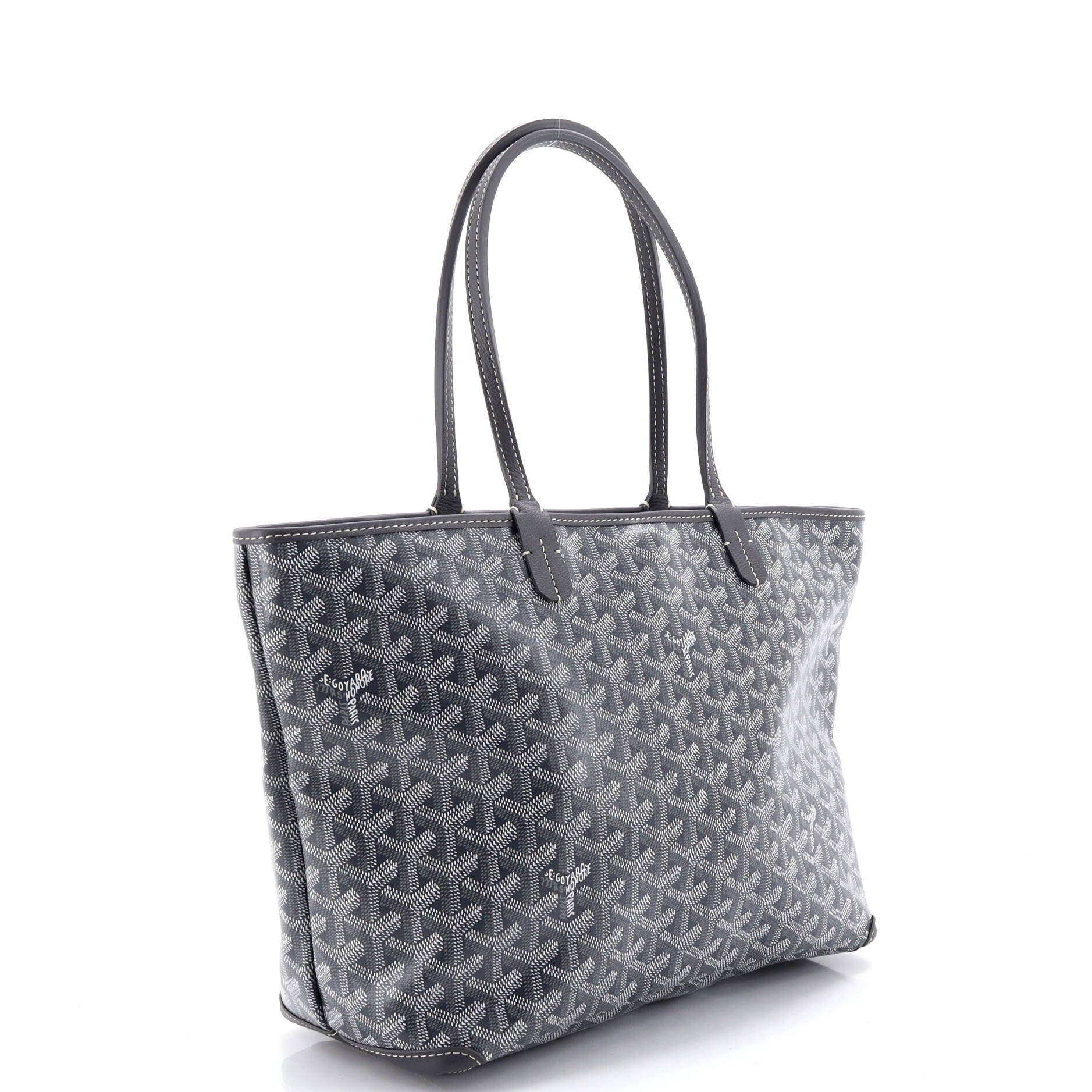 Pre-Owned Goyard Artois Tote Coated Canvas MM, Alternate, color, Gray