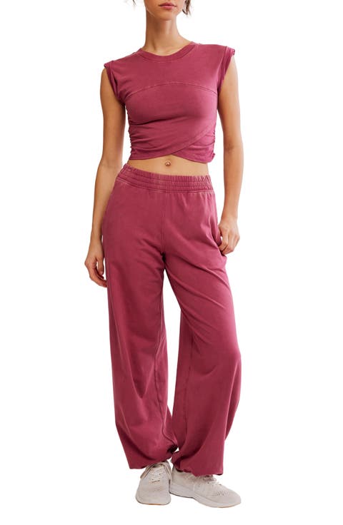 FP Movement Hot Shot Crossover T-Shirt & Joggers Set