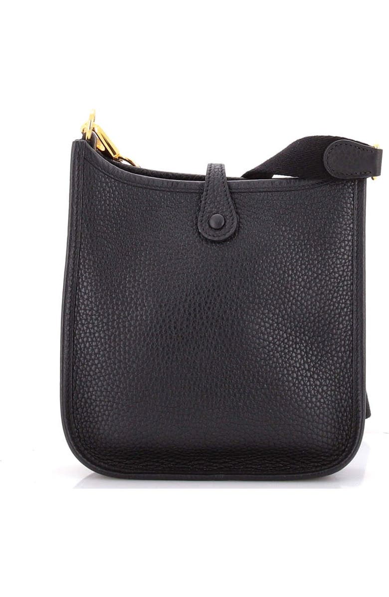 Pre-Owned Hermes Evelyne Bag Gen III Clemence TPM, Alternate, color, Noir