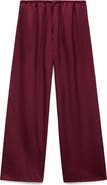 MANGO Satin Pajama Pants