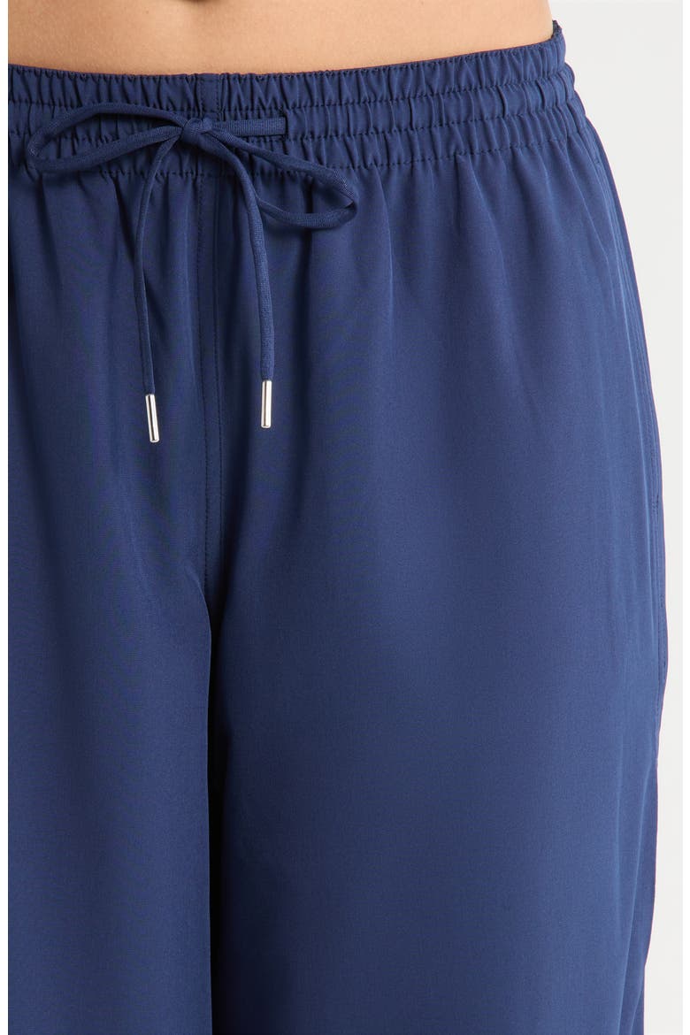 The Essential Drawstring Wide Leg Pants, Alternate, color, MIDNIGHT